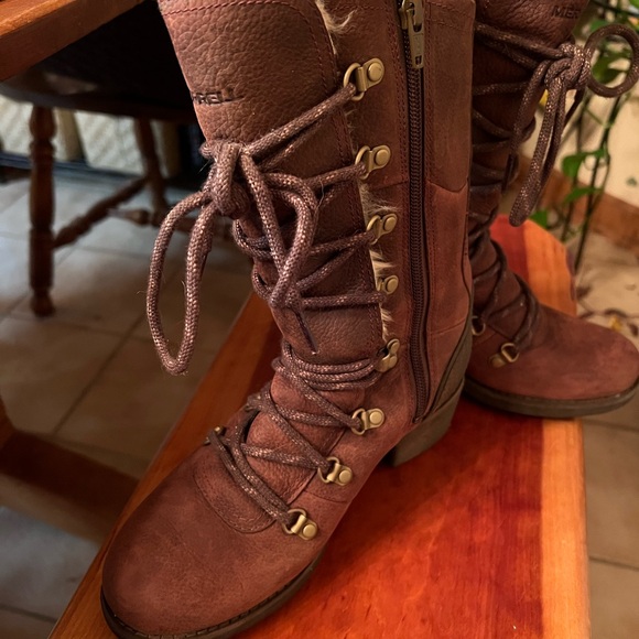 Merrell Brown Winter & Rain Boots - Picture 4 of 8